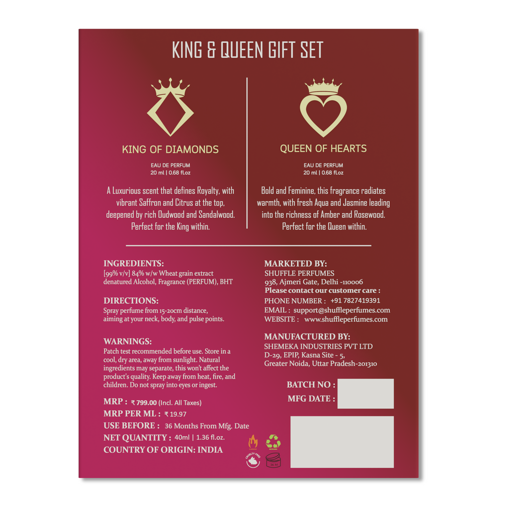 King & Queen Gift Set - 2x20ml image 12